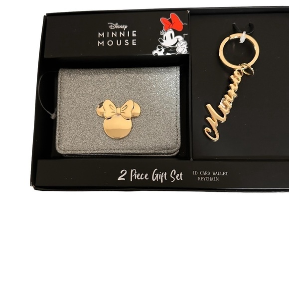 Coach Handbags - Disney Glitter  ID and Card Holder Wallet  w/Keychain NWT